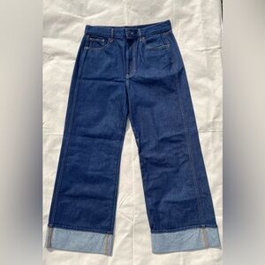 Veronica Beard Dark Blue Flare Jeans